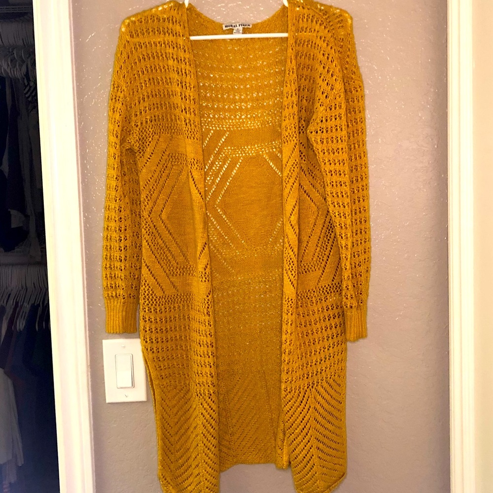 MORAL FIBER knit cardigan